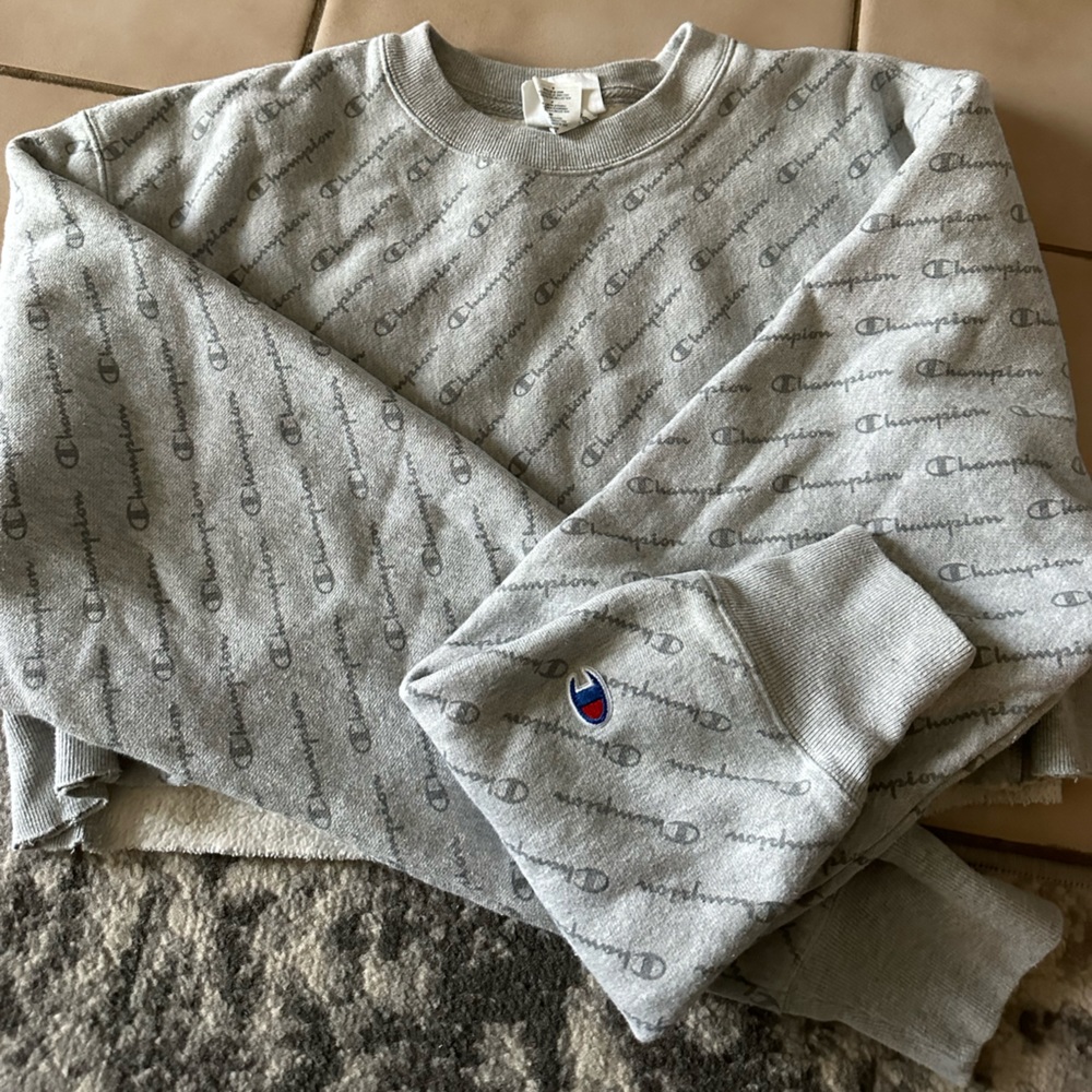 Champion crop crew neck